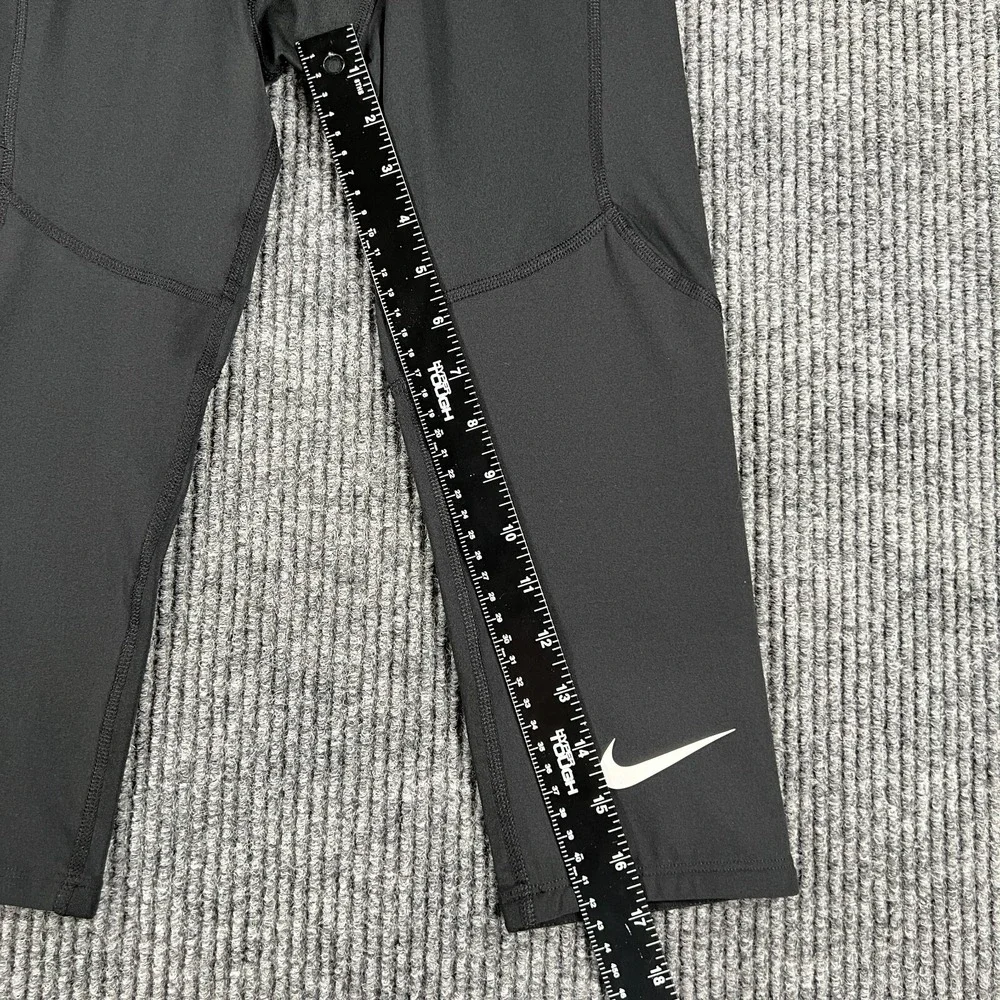 Nike Pro Pants Youth Boys Large Black Dri Fit Active Training Sports Light New